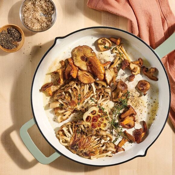 Figmint - 12" Enamel Skillet Sage Green - Figmint Green - Picture 2 of 4